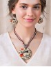 Fashion Love Words Print Shell Necklace and Earrings Set Fashion Love Words Print Shell Necklace and Earrings Set